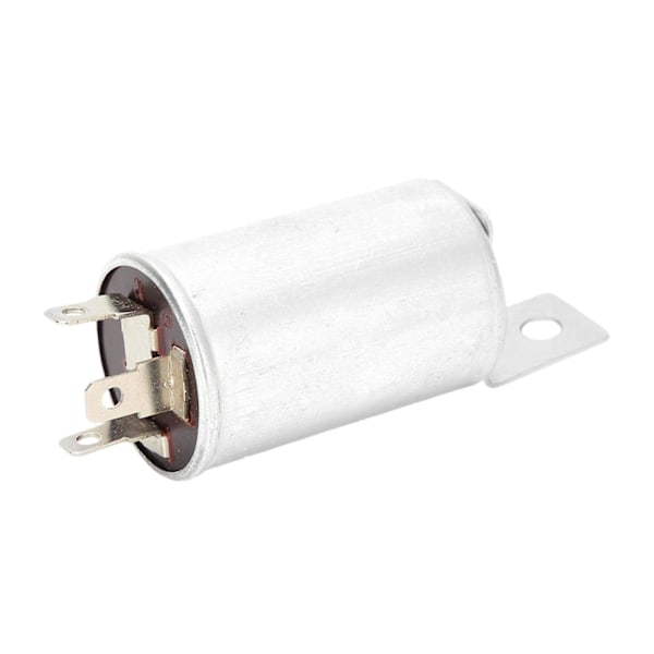 12V 3-stifts elektroniskt blinkrelä 502096 Aluminium för Fiat Lättviktigt Silverfärgat (C)