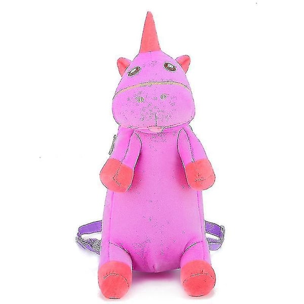 Ryggsekker Unicorngreen Enhjørning Vannmelon Rød 3d Tredimensjonal Søt Dyr Barn Skulderveske (C)