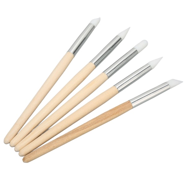 5-pack Urtavverktyg för Rengöring av Urtavla Multifunktionell Silikonborste Penna Set för Urmakare[C]