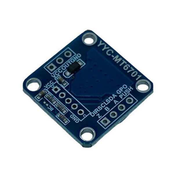 Magnetisk Encoder MT6701 Magnetisk Induktionsvinkelmätningssensormodul 14bit Hög Precision Burk Blue