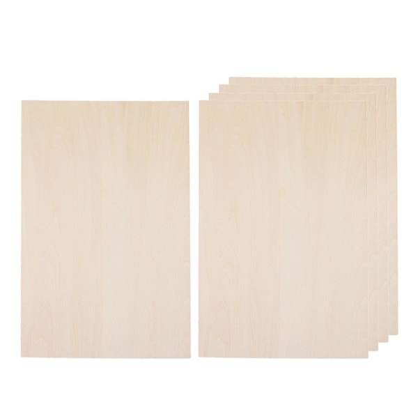 10 Stycken DIY Modell Balsaträ Skiva Träplatta Hantverk Modell 50x100x1.5mm (C)