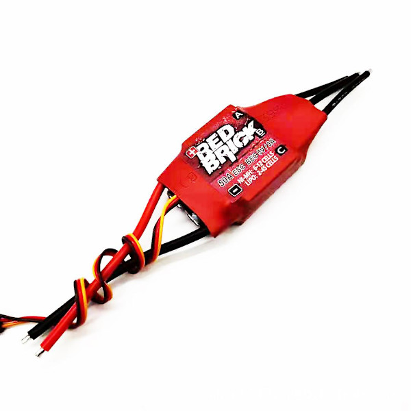 Red Brick 50A 70A 80A 100A 125A 200A Borstlös ESC Elektronisk Hastighetsregulator