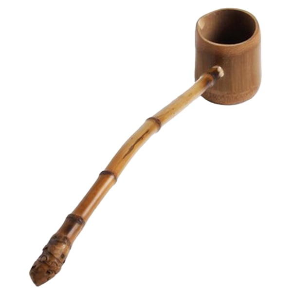 Bambus Vandøse Håndtag Vandøse Badekarøse Håndtag til Hjem Have Te Ceremonie Badeværelse Sauna, 5 x 7 x 38cm