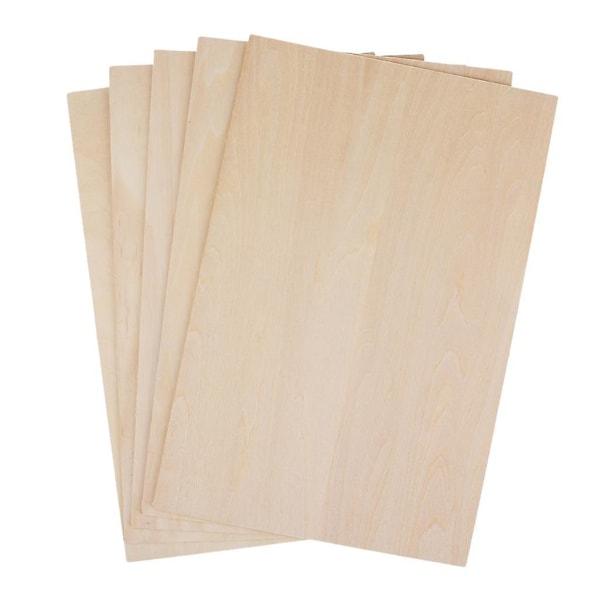 10 Stycken DIY Modell Balsaträ Skiva Träplatta Hantverk Modell 50x100x1.5mm (C)