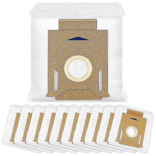 10-pack dammsugarpåsar för Deebot N8+ N8 Pro+ T8 T8+ T8 T8 + T8 Max T9+ Ersättningsdammsugarpåsar