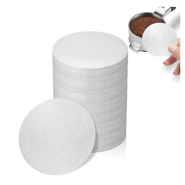 Espresso Filterpapper 58mm - 800 st Blanschade Kaffefilter för Espressomaskin - Portafilter