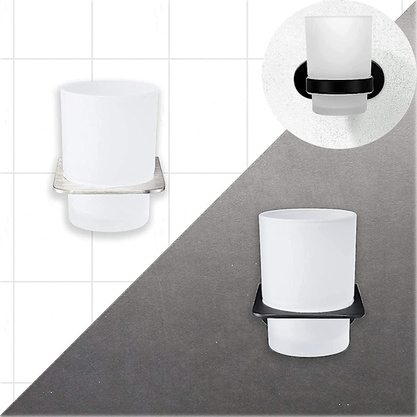 Tandborstmugg, 2-pack, Tumbler Tandborstmugg, Munsköljkopp för Badrumstillbehör (c-2c)