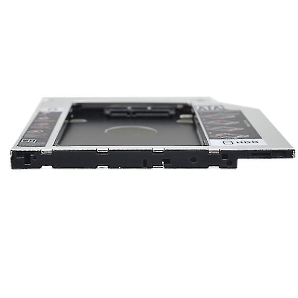 9,5 mm 2,5' SATA till SATA 2:a HDD SSD-enhetsadapterbricka Kit Kapsling Optisk Drivbåge för Laptop CD DVD-ROM Drivbåge