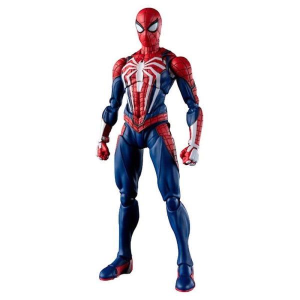 Marvel Spiderman Actionfigur Spider-man Figurer Toy Upgrade Suit Game Spiderman, Samlarmodell Docka Desktop Ornament Fans Present