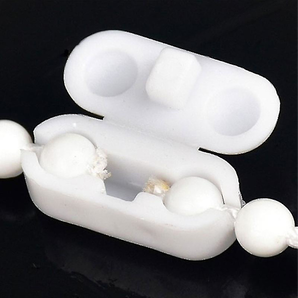 10 st/paket Plast Rullgardin Dragkedja Koppling Gardin Kedja Koppling Hfmqv