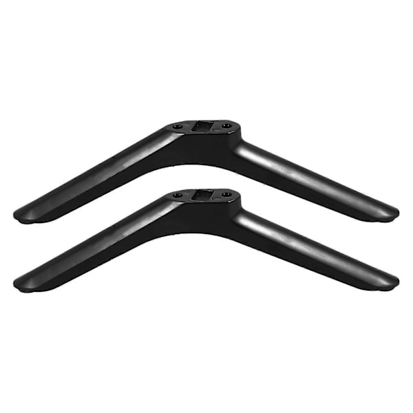 Universal TV-Stativben med skruvar Ersättnings-TV-fötter Smart TV Bordsskiva Bas Stativben TV-Podesthuvud TV-Stativfäste Ben för Vardagsrum Sovrum Black 19.00X5.00X1.50CM