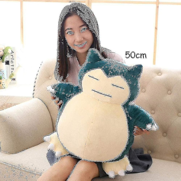 Snorlax Plyschleksak, Jumbo Snorlax Mjuk Kudde Söta Stoppade Dockor -[C]