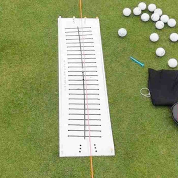 Golf Puttmatta Tränare inomhus Putting Green Pad Utrustning Golf Svinga Rikta Linje Träning