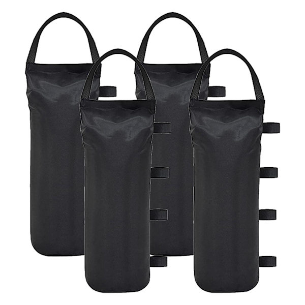 4 stk. Heavy Duty Markisevægtposer med velcrolukning Sandposer til parasoltelt Markise GazeboC[C] 4 Pack