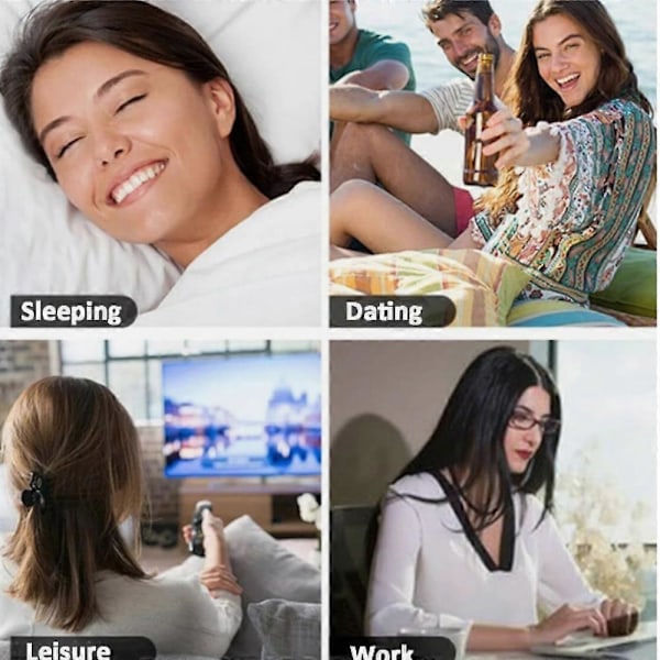 Celestica Hals Tejp, Omedelbar Lyft och Uppstramande Osynlig Tejp för Hals, Ansikte, Käke (C)