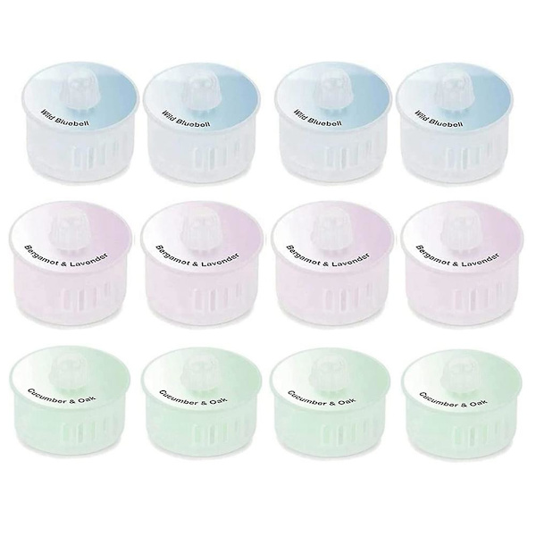 12-pack Doftkapslar Luftfräschare för ECOVACS Deebot T9 T9 MAX T9 Power T9 AIVI Tillbehör