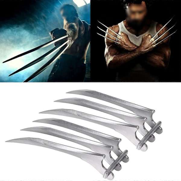 NYA Wolverine-klor X-Men-set i ABS-plast för cosplay och samling