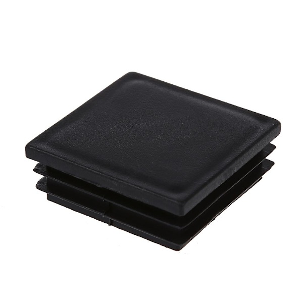 Plastkvadratrör Insatsändlock 50mm 2 tum 4 st