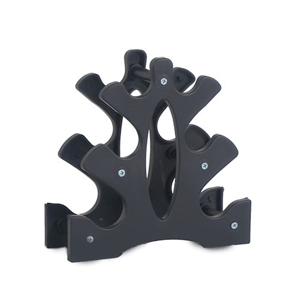 3-lags Triangulær Dumbbell Stativ til Hjemmetræning 23x22,5x8,5cm