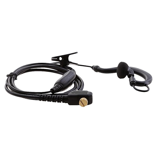 Öronkrok Hörsnäcka Headset Mikrofon för Motorola MTP850 MTH650 Walkie Talkie Radio (C)