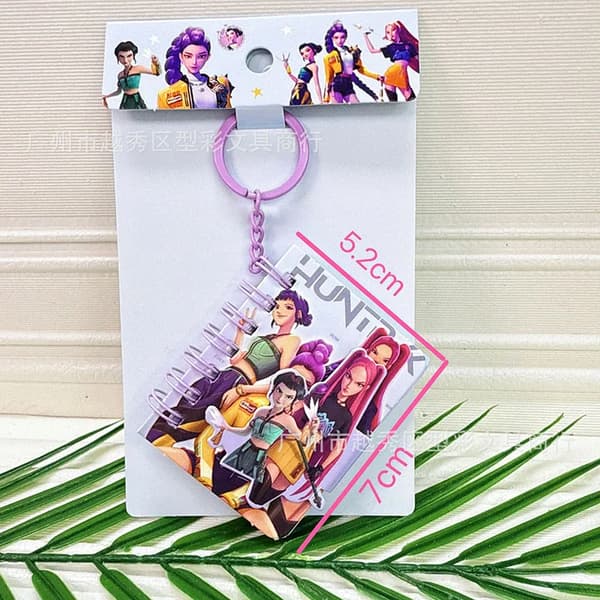 Kpop Demon Hunters Mini Notesbog 5.2x7cm Pakke med F2[C] 4PCS B