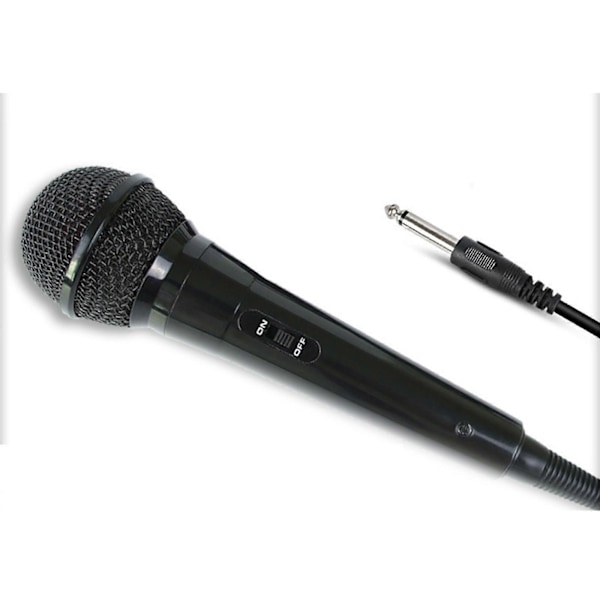 Karaoke Dynamisk Mikrofon Vokal Dynamisk Mic for Høytaler, AMP, Mixer, DVD 3.5mm