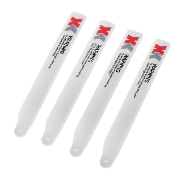 Hvide 4-dele RC Drone Propeller til XK K124.005 Flykropsdele Tilbehør