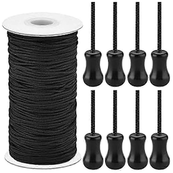1 Set Hushållsgardin Persienn Trähänge Rep Hem Träpärlrep Persiennsträng (100 Meter) (C)