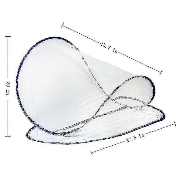 Bærbar Pop-up Myggnetting Sovepose Insektnett For Seng Camping Terrasse (HYYC)