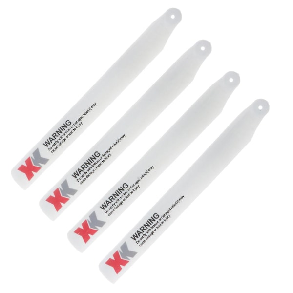 4st RC Drönarpropellrar för XK K124.005 Flygplanskroppsdelar Tillbehör Vit (C)