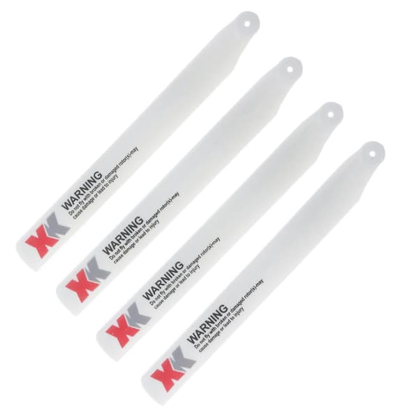 Hvide 4-dele RC Drone Propeller til XK K124.005 Flykropsdele Tilbehør