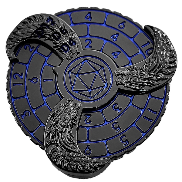 7-i-1 Metall Fingertupp Gyro D&D Terninger for Dungeons and Dragons Spinner Terninger Ny[C]