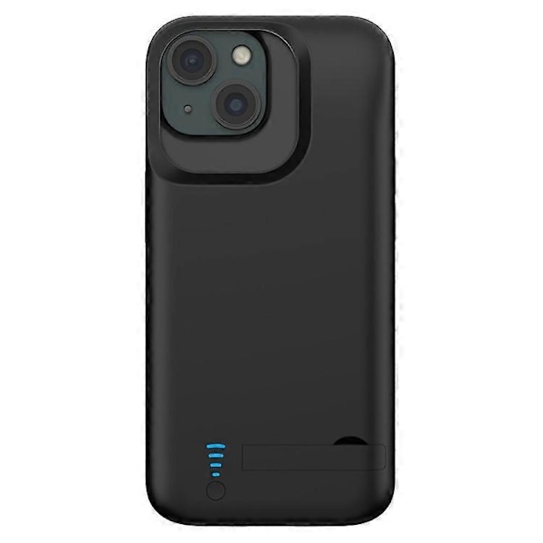 T43 Kompatibelt för iPhone 15 5000mAh Batteriladdningsfodral Ställ Skyddande Förlängt Batteriladdarfodral (C)