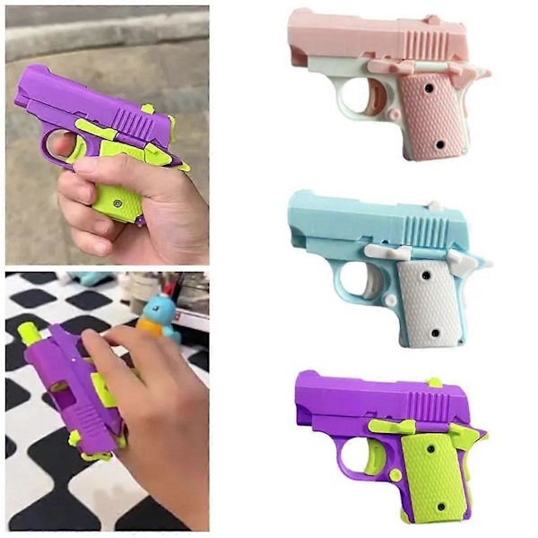 Portabel Mini Leksakspistol - Lätt Avstressningsleksak för Vuxna och Barn