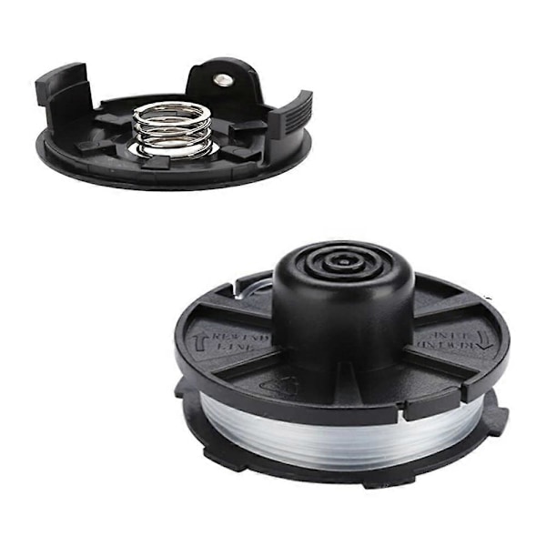 För Makita Akkusense DUR181Z/DUR181RF/DUR181 Grästrimmer 1 Spole Trådrulle+1 Spolkåpa+1 Fjäder (FCC)