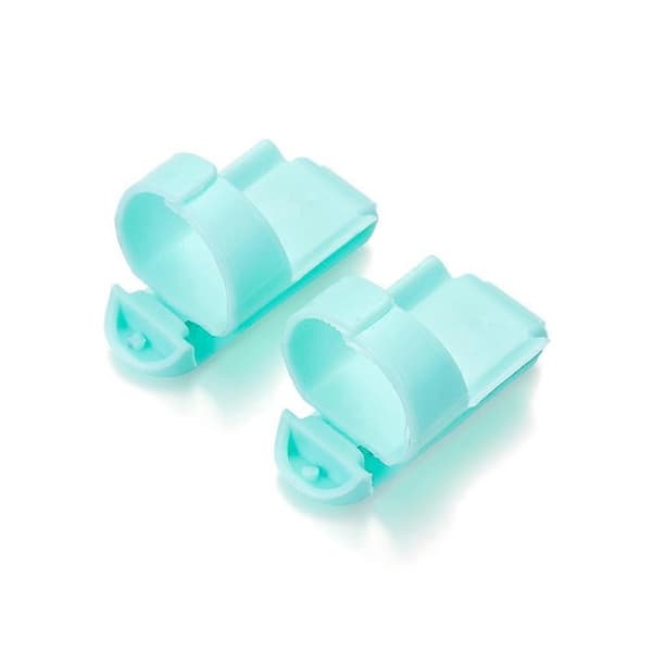 8 stk. garnfører fingerholder strikkethimbleverktøy plastgarnfører separerte garn