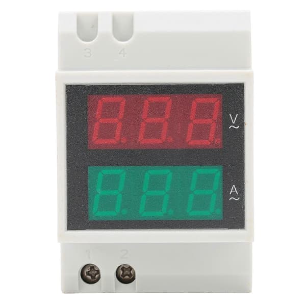 Multifunktionsmåler Digitalt Display AC Spænding Strøm Effektfaktor Måler 200-450V