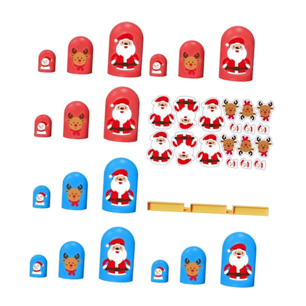 Jul Brädspel Familjespel Hjärngympa för Inomhus Utomhus (C)