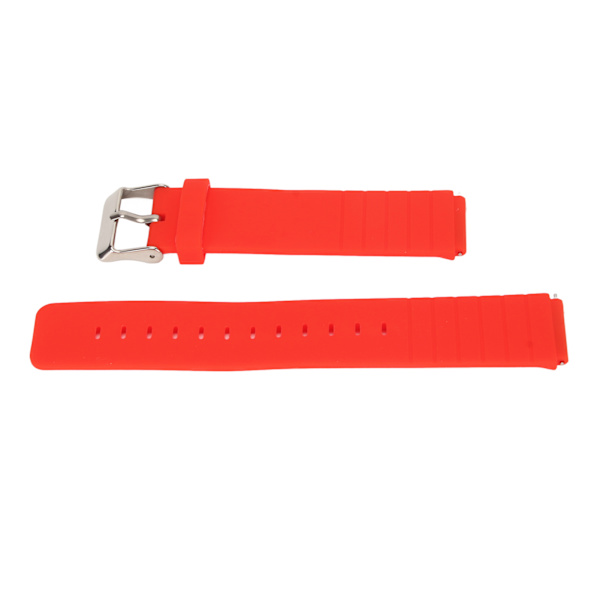 Ersättningsarmband Justerbart Mjukt Snabbspänne Tillbehör Klockarmband Rem för T1 Röd[C]