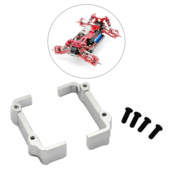 4x 1:12 RC Batterihållare för Wltoys 144001 144002 124016 RC Bil (C)