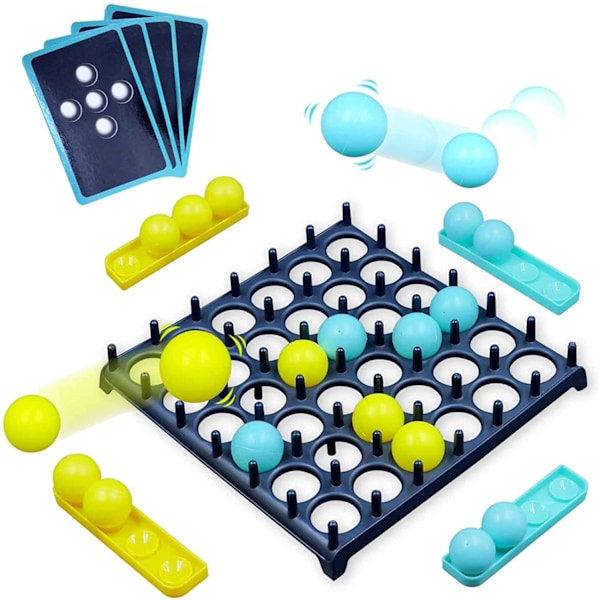 Studsbollsspel, Hoppbollsleksaker för Barn, Familj och Föräldrar Spelar Hemma Brädspel, Brädspelsleksaker för 4-6 År Gamla Pojkar och Flickor (C)