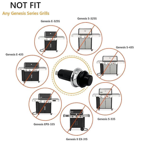 Weber E-330/E-320/E-315/E-310/E-210 Gasgrill Tændingskontakt Udskiftning
