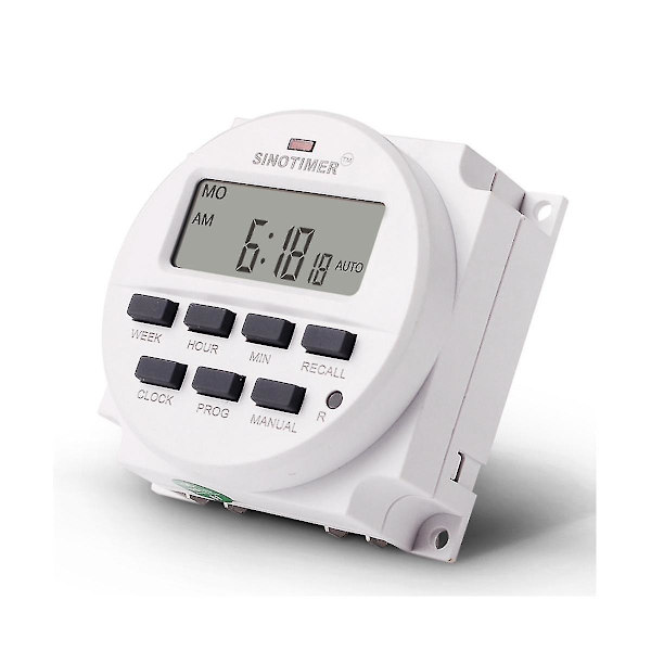 Tm618h-4 Dc 12v Volt Spänning Utmatning Digital 7 Veckovis Programmerbar Timerbrytare Tidrelä Controller 12v Timer