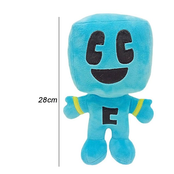 28cm/11in Minecraft Game Craftee Dukke Plussjeleketøy, Myk Tegneserieutstoppede Dyr Plushies Figur Dukke For Barn Barn Spill Fan Bursdagsgave