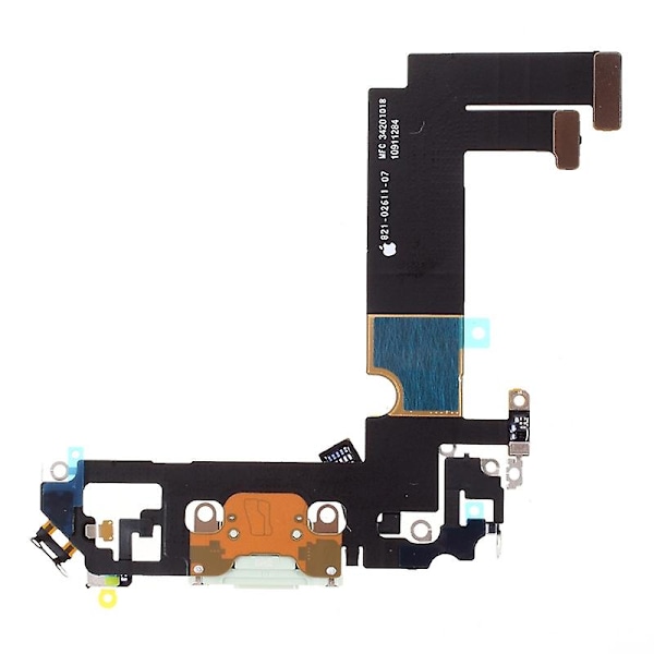 OEM Afmontering Dock Connector Opladningsport Flex Kabel Udskiftning til iPhone 12 mini - Hvid Green