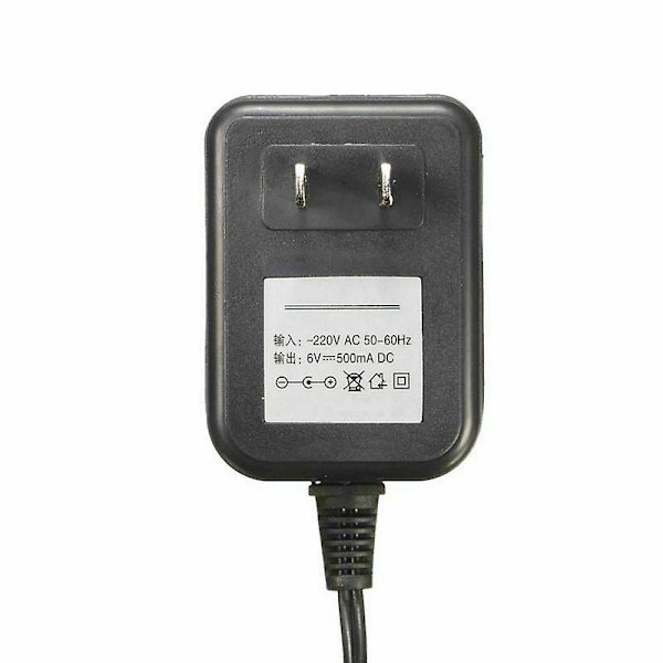 Ny väggladdare AC-adapter för 6V batteridriven åkbar TRAX ATV Quad bil för barn