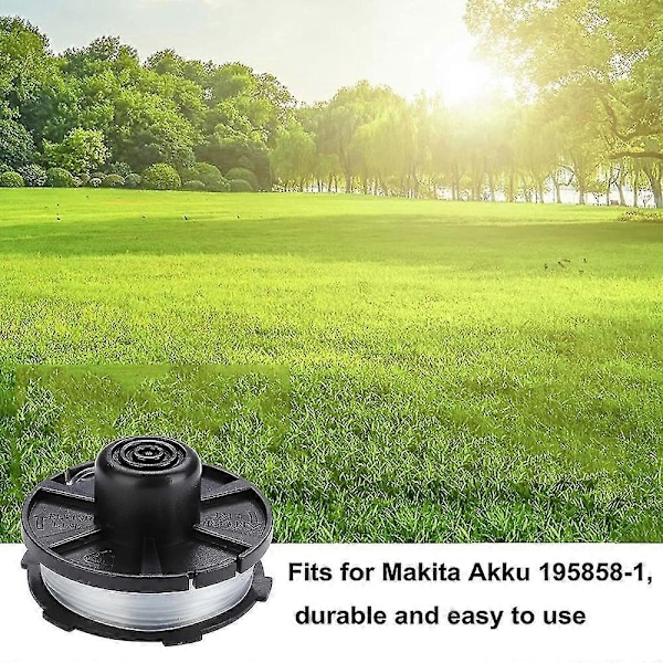 För Makita Akkusense DUR181Z / DUR181RF / DUR181 Gräsklippare 1 Spole Trådrulle+1 Spolelock+1 Fjäder (HYYC)