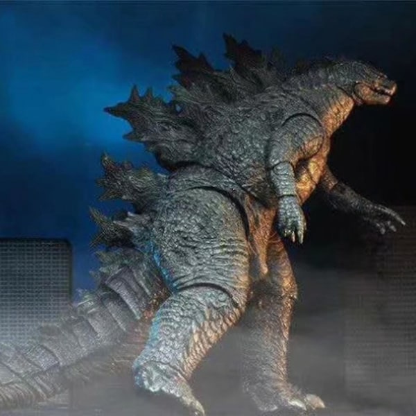 Godzilla Modell Filmutgave Monster King Figur 7 tommer 7\" Leke Leke En Ny Dukke Monster King I Eske