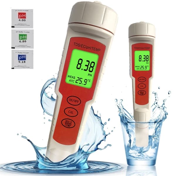 Vattentestkit Digital pH-mätare för vattenanalys