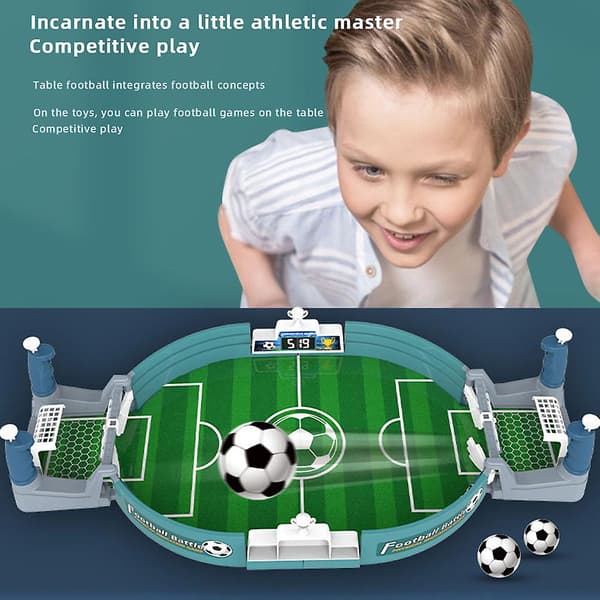 Mini Fotbollsspel för 2 spelare, bordsmodell, för barn